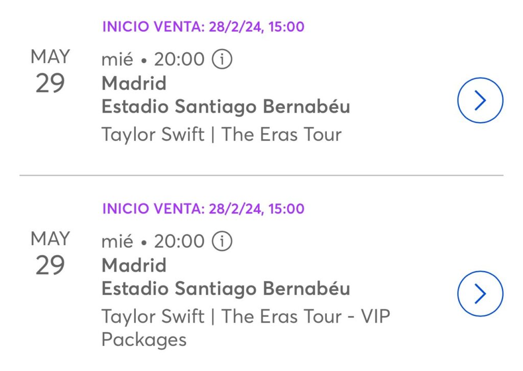 entradas taylor