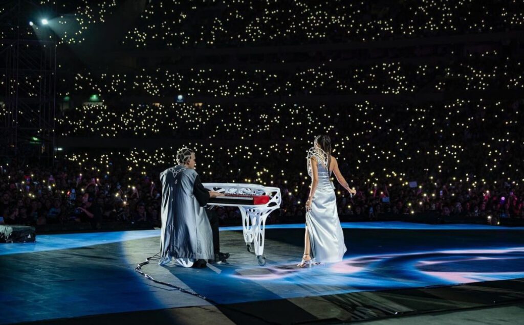 María Becerra en el River. Imagen: Instagram cantante.