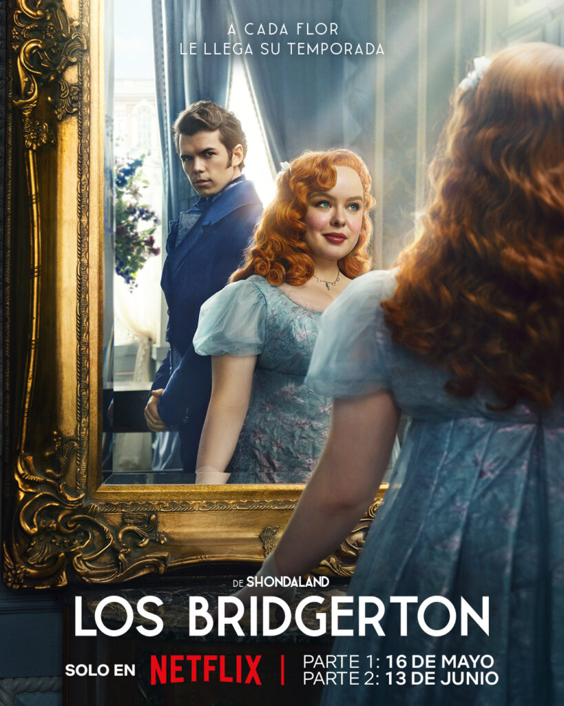 Cartel 'Los Bridgerton' temporada 3.