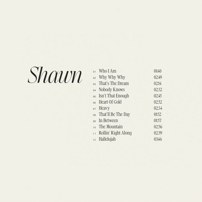 Tracklist del nuevo disco de Shawn Mendes