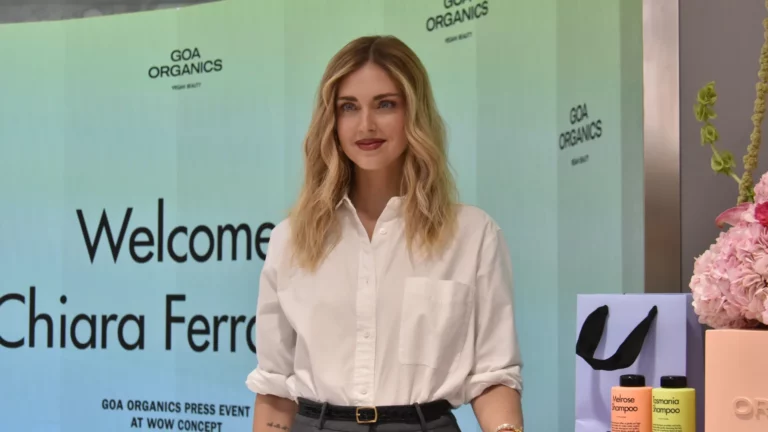 Chiara Ferragni en el evento de Goa Organics. Imagen: Prez Magazine - Cristina Rubio