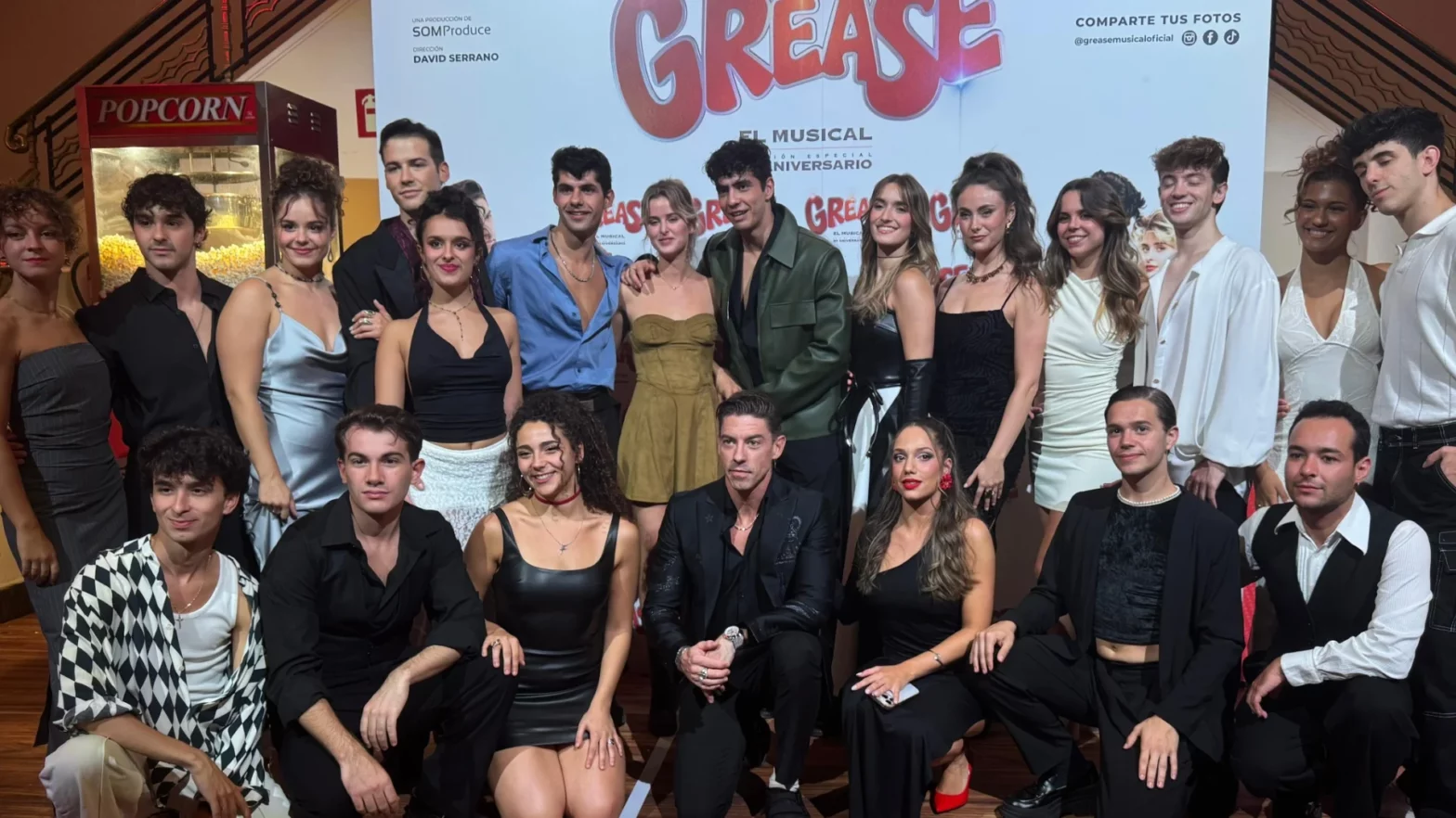 Equipo de 'Grease, El Musical'. Imagen: Prez Magazine - Elisa Mallo