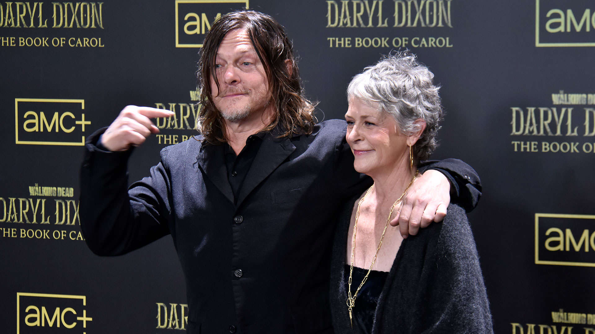 Norman Reedus y Melissa McBride conquistan Madrid en la premiere de "The Walking Dead: Daryl Dixon – The Book of Carol"